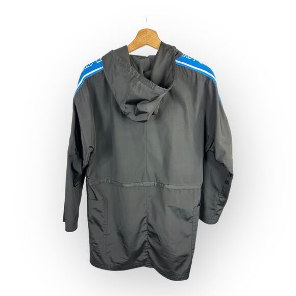 Sandro Paris Size 36 Small World Lovers Black Shell Mario Jacket Black - Picture 3 of 12